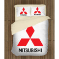 3D autós paplan garnitúra - Mitsubishi Logo