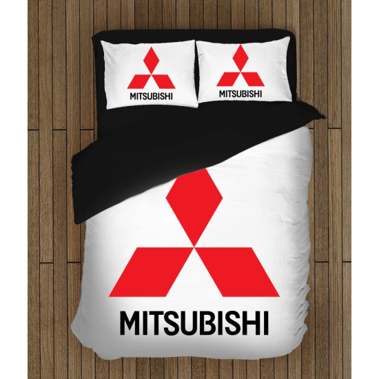 3D autós paplan garnitúra - Mitsubishi Logo