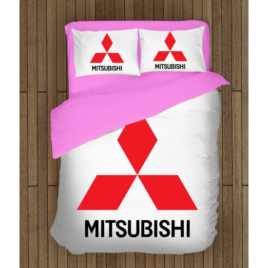 3D autós paplan garnitúra - Mitsubishi Logo