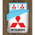 3D autós paplan garnitúra - Mitsubishi Logo