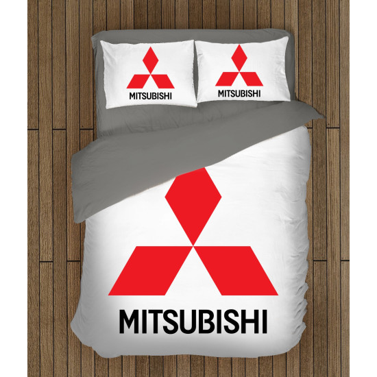 3D autós paplan garnitúra - Mitsubishi Logo