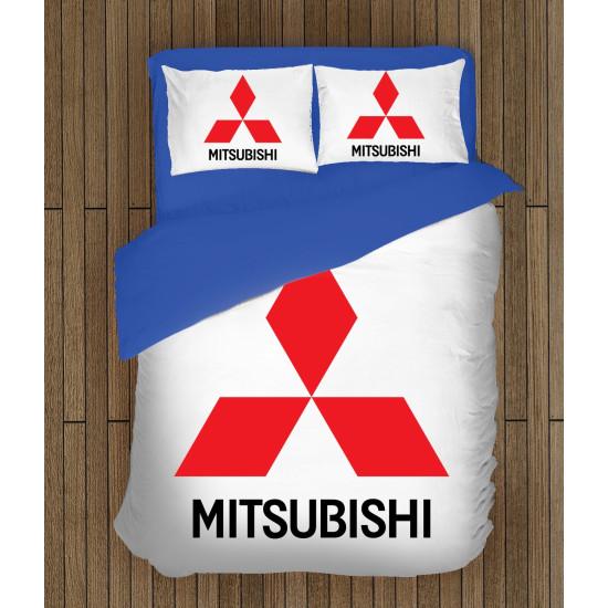 3D autós paplan garnitúra - Mitsubishi Logo