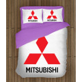 3D autós paplan garnitúra - Mitsubishi Logo