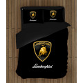 3D paplanos ágyneműhuzat - Lamborghini Logo