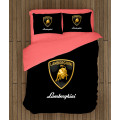 3D paplanos ágyneműhuzat - Lamborghini Logo