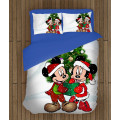 Mickey és Minnie ágynemű paplannal - Christmas Minnie and Mickey