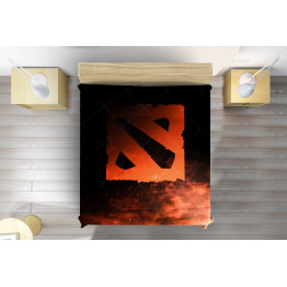 Gamer ágytakaró - Dota2 logo