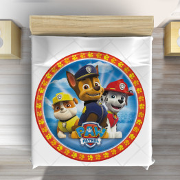 Mancs őrjárat ágytakaró - Paw Patrol White