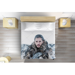 Trónok harca luxus ágytakaró - Game of Thrones John Snow White