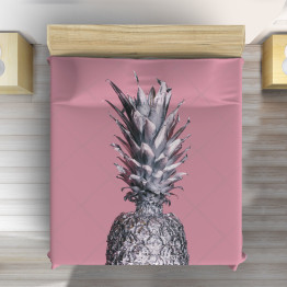 Ágytakaró - Art pineapple