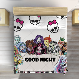 Gyerek ágytakaró - Monster High Good Night