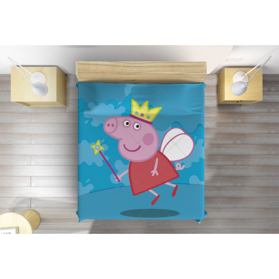 Peppa Malac ágytakaró gyerekeknek - Peppa