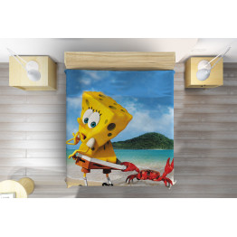 Minőségi ágytakaró - Sponge Bob on The Beach