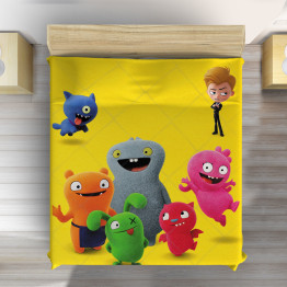 3D gyerek modern ágytakaró - Ugly Dolls