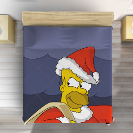 A Simpson család Karácsonyi ágytakaró  - Christmas Homer Simpson