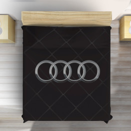 Audi ágytakaró - Audi Logo Black