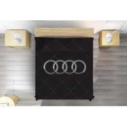 Audi ágytakaró - Audi Logo Black