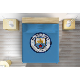 Manchester City luxus ágytakaró - Manchester City Logo