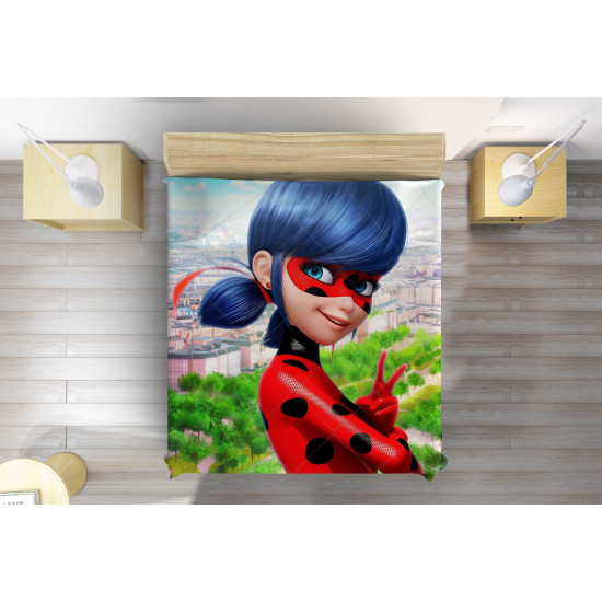 Miraculous ágytakaró - Ladybug Art