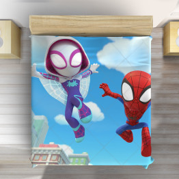 Pókember ágytakaró - Spidey in air