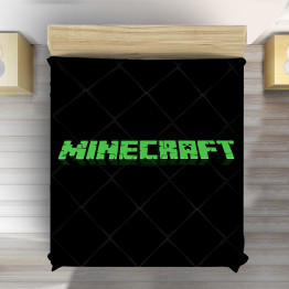 Minecraft fekete ágytakaró