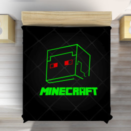 Ágytakaró gyerekeknek - Minecraft Face