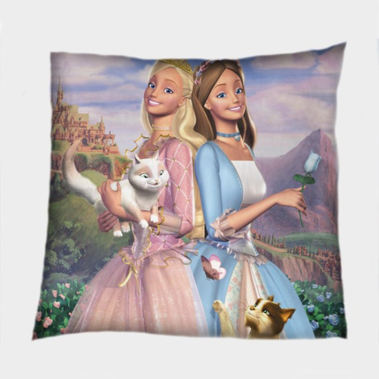 Barbie díszpárna 45x45 - Barbie Princesses