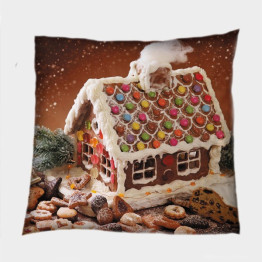 Karácsonyi párna 45x45 - Christmas Candy House