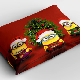 Minions díszpárna 45x45 - Christmas Minions