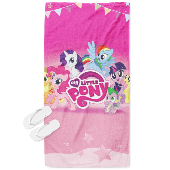 Én Kicsi Pónim gyerek strandtörölköző - My Little Pony