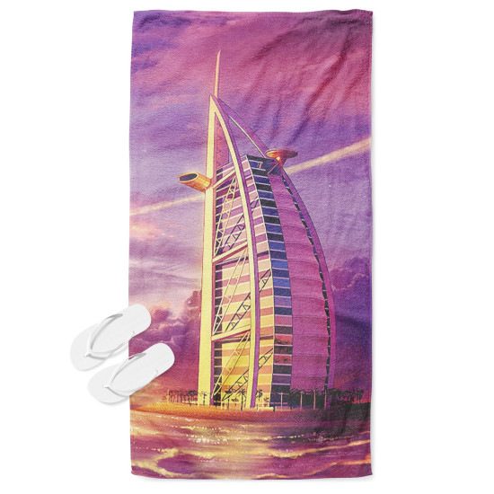 3D törölköző - Dubai Burj Al Arab