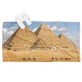 3D strandtörölköző - Egypt Pyramids