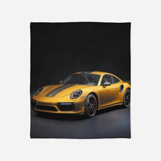 Autós takaró - Yellow Porsche