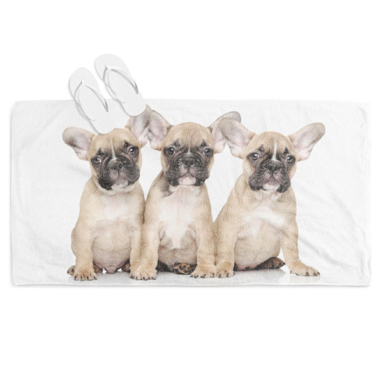 Törölköző - Baby French Bulldogs