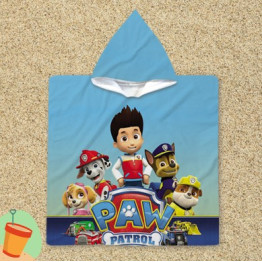 Mancs őrjárat gyerek poncsó törölköző - Paw Patrol