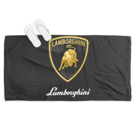 3D strand törölköző - Lamborghini Logo