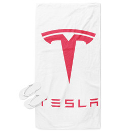 3D törölköző - Tesla Logo