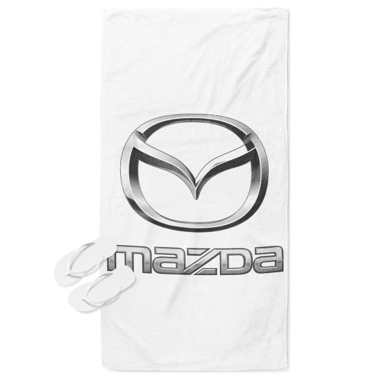 3D strandtörölköző - Mazda Logo