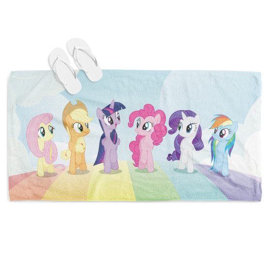 Én Kicsi Pónim strandtörölköző - Little Pony Rainbow