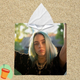 Gyerek poncsó törölköző - Billie Eilish