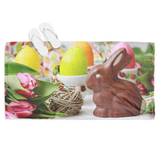 Húsvéti strandtörölköző - Chocolate Bunny