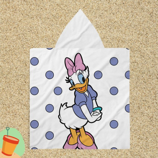 Gyerek poncsó törölköző  - Daisy Duck