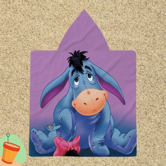 Gyerek poncsó törölköző - Eeyore Bow