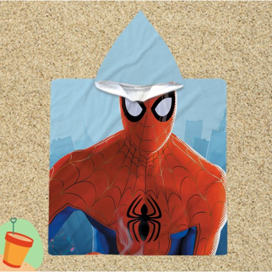 Pókember gyerek poncsó törölköző - Spiderman