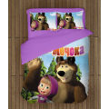 Mása és a Medve minőségi pamut ágynemű - Masha And The Bear