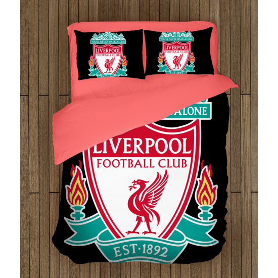 Liverpool pamut ágyneműhuzat - Liverpool Black