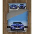 Modern pamut ágyneműhuzat - BMW Blue