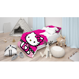 Hello Kitty gyerek pamut ágynemű - Hello Kitty Magenta