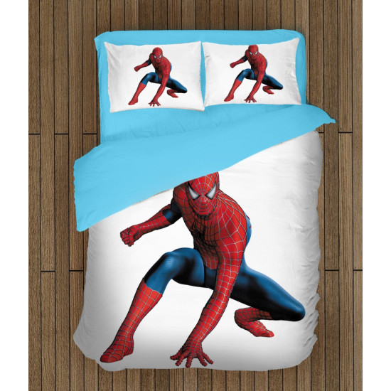 Pókember pamut ágynemű - Spiderman White