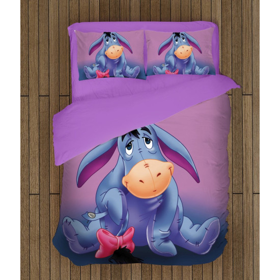 Micimackós 100% pamut ágyneműhuzat - Eeyore Bow